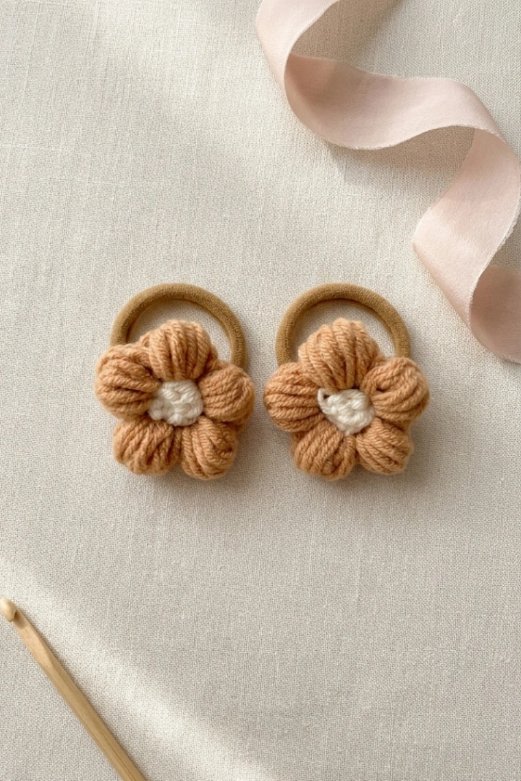 Flower Hair Rubber Band