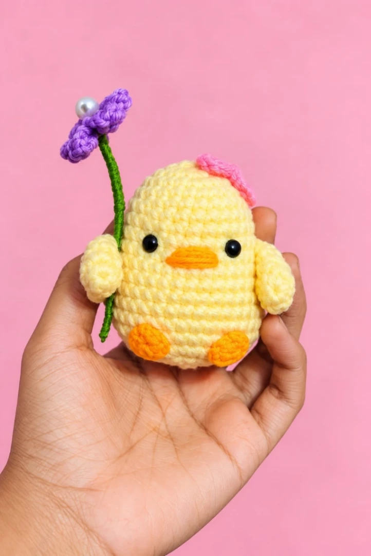 Crochet Chick Plush Toy